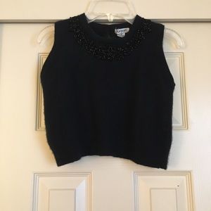 Airport Black Crop Top Size Medium